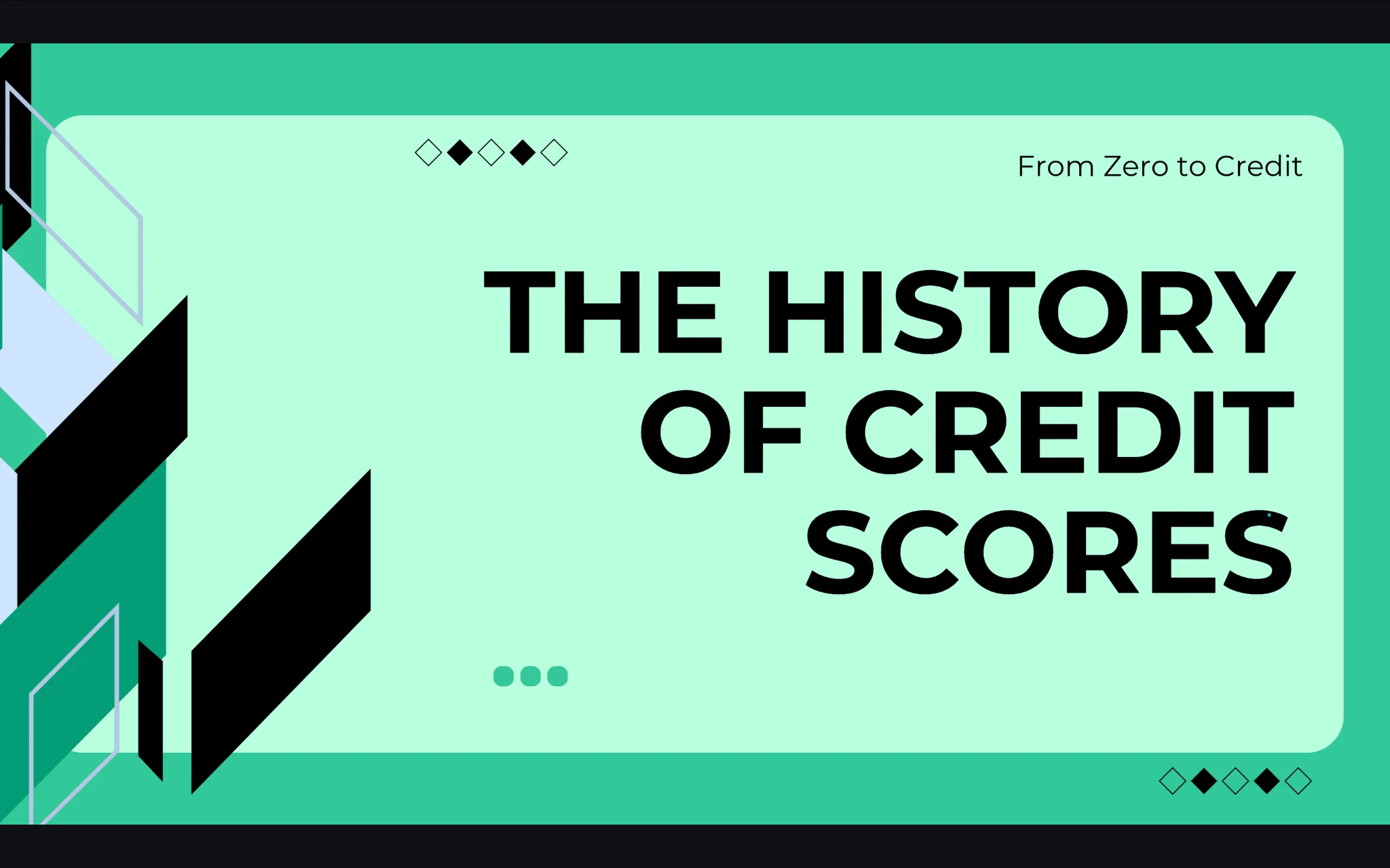 The History of Credit Scores workshop title slide